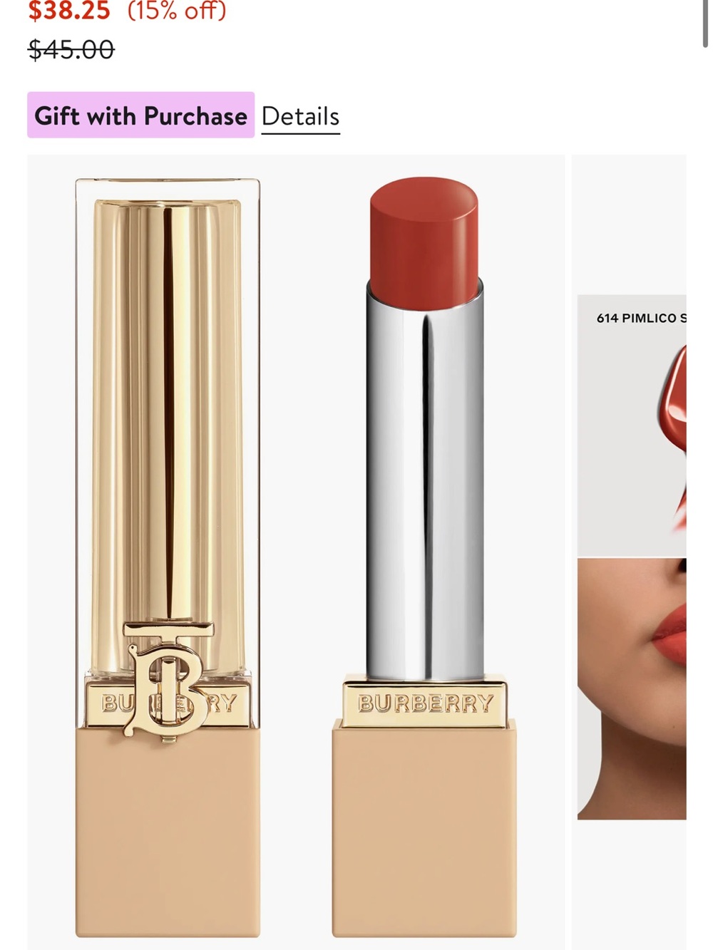 Burberry Kisses Lipstick - Pimlico sunset
